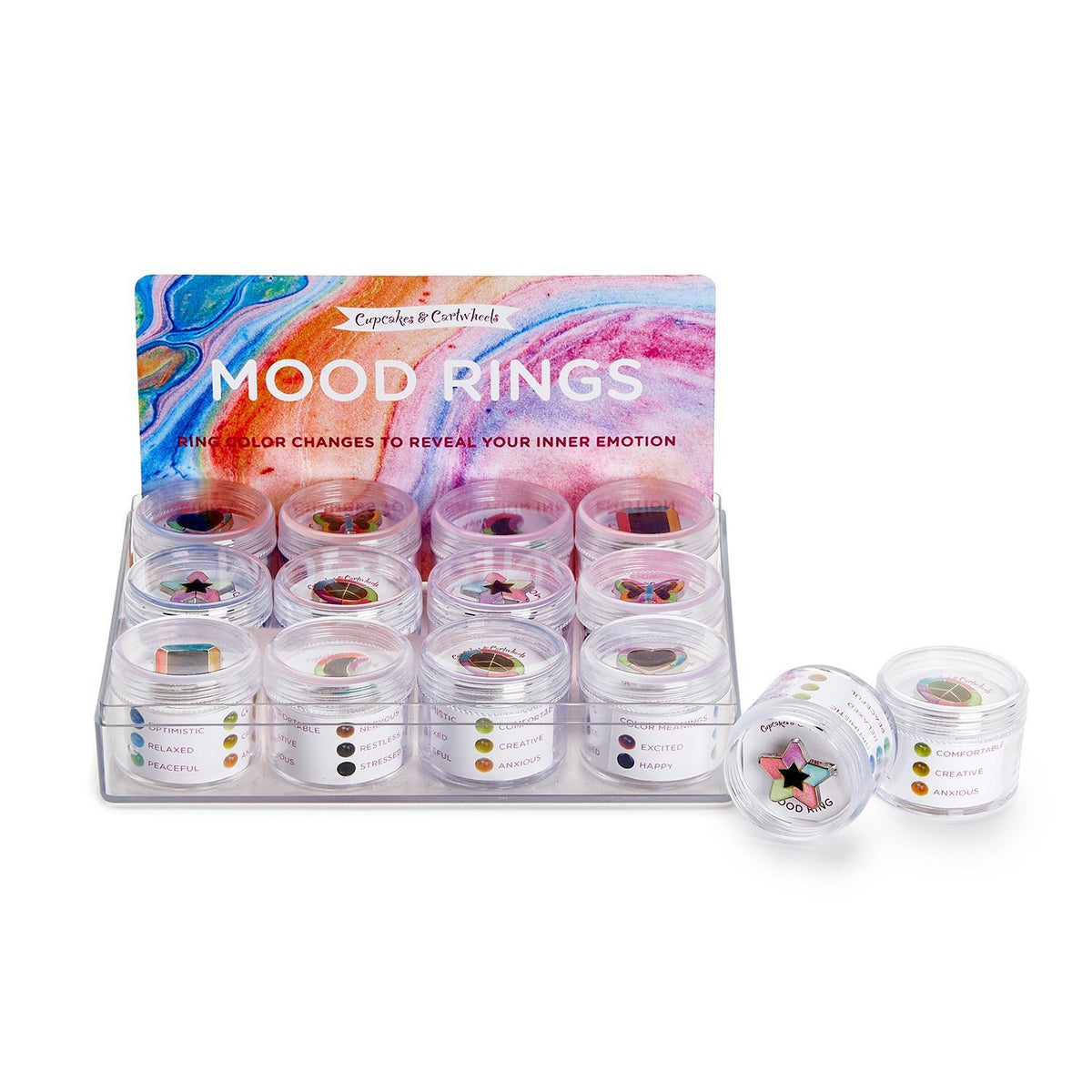 Cupcakes & Cartwheels Mood Rings