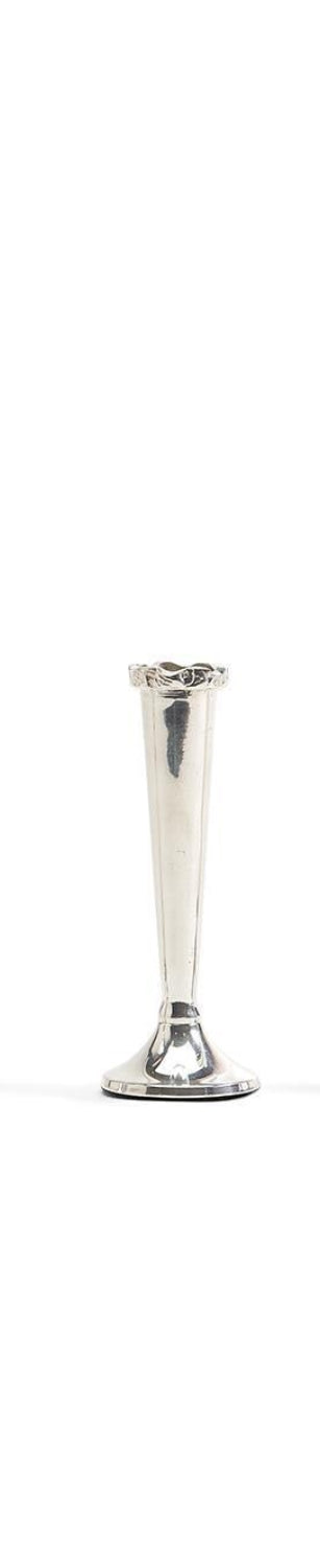 Bagatelles Single Stem Vase - Silver-Plated Brass