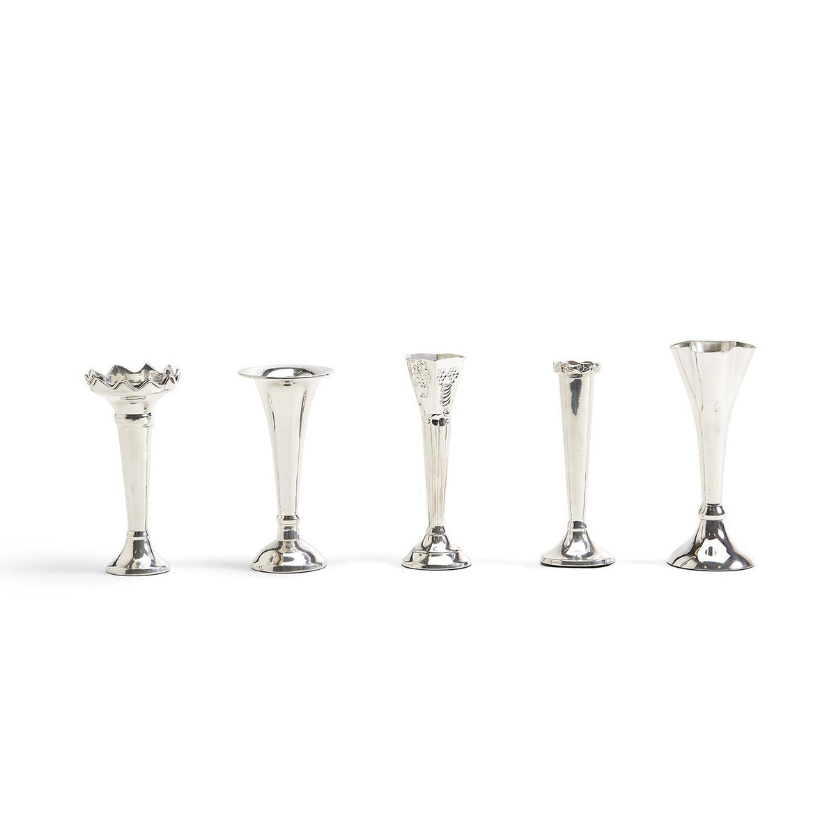 Bagatelles Single Stem Vase - Silver-Plated Brass