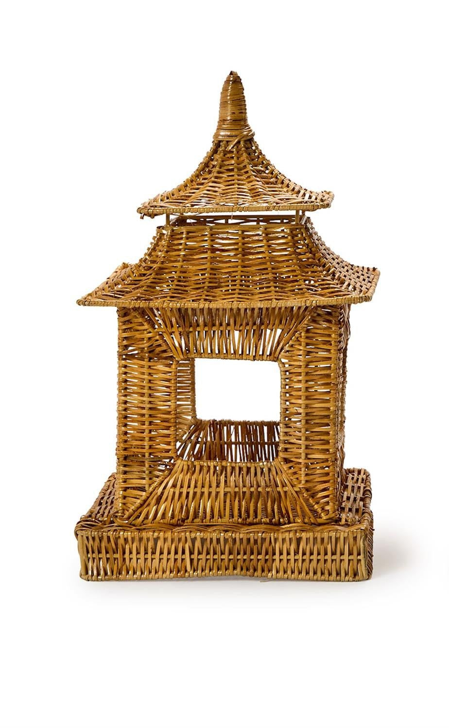 Rattan Pagoda Lanterns in 2 Sizes