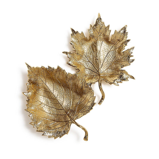 Golden Leaf Tray/Bowl 2 Styles