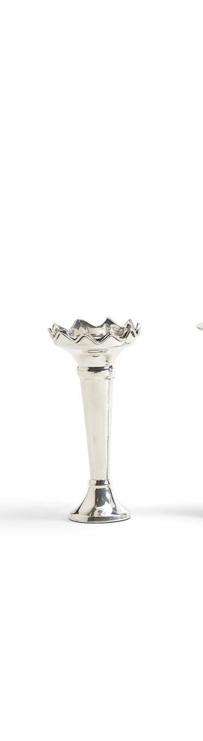 Bagatelles Single Stem Vase - Silver-Plated Brass