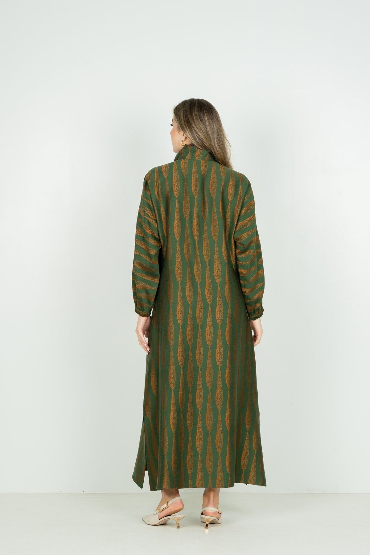 Long-sleeve Poppy Maxi - Tuscan Villa