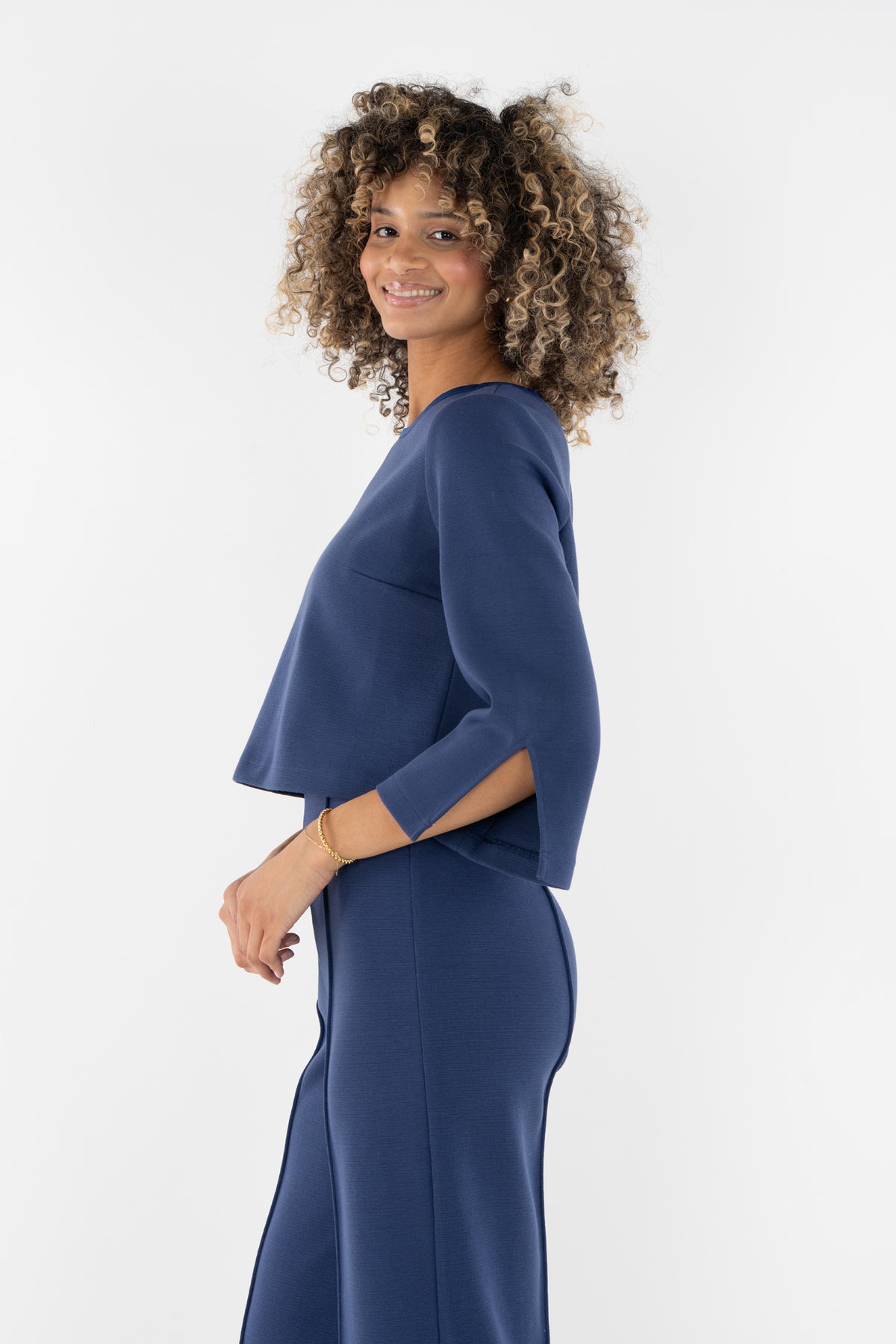 Ashley Ann Top - Twilight Blue
