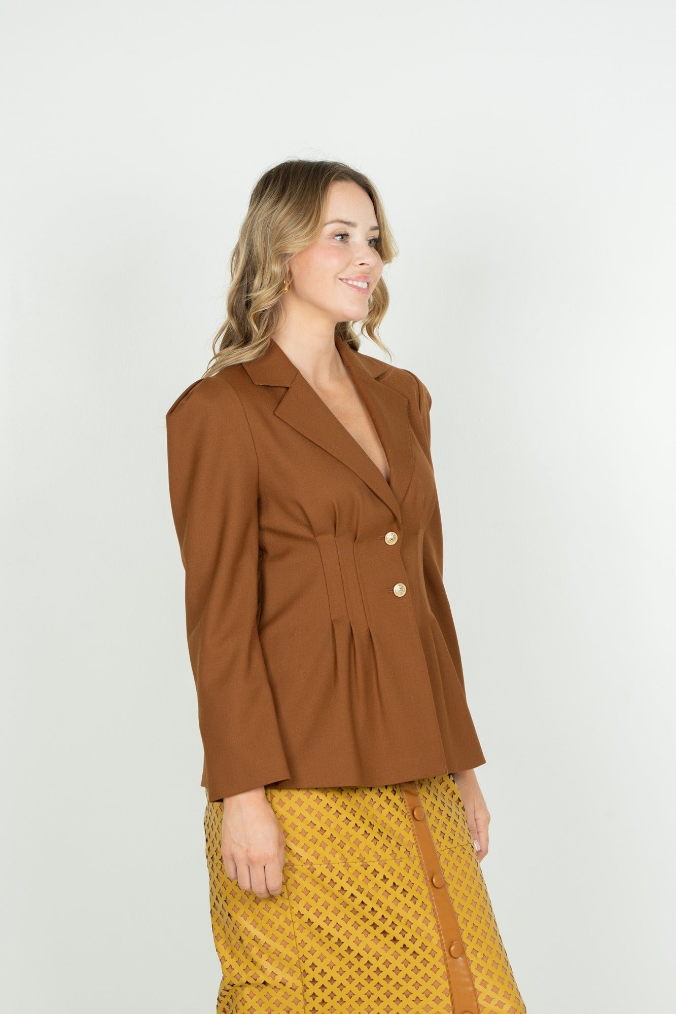 Stella Blazer - Pecan