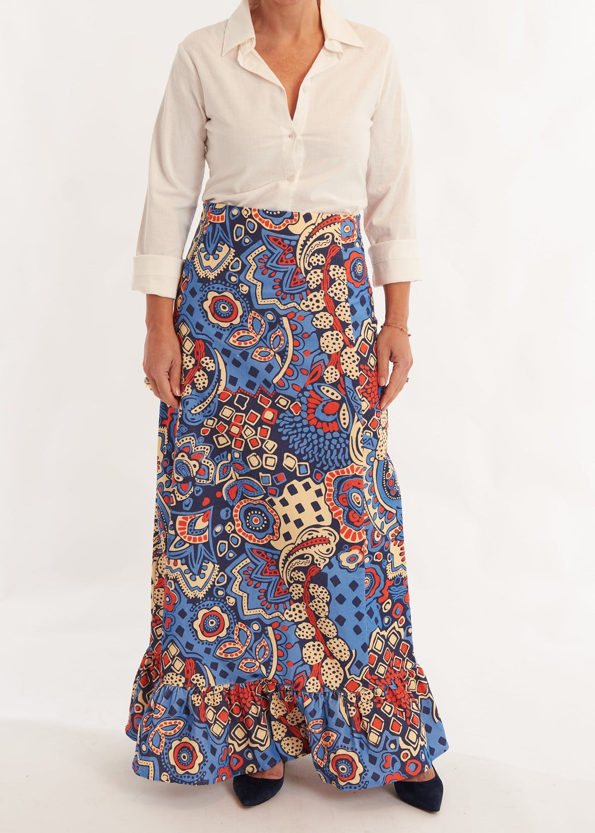 Hostess Skirt - Hemingway Sun River