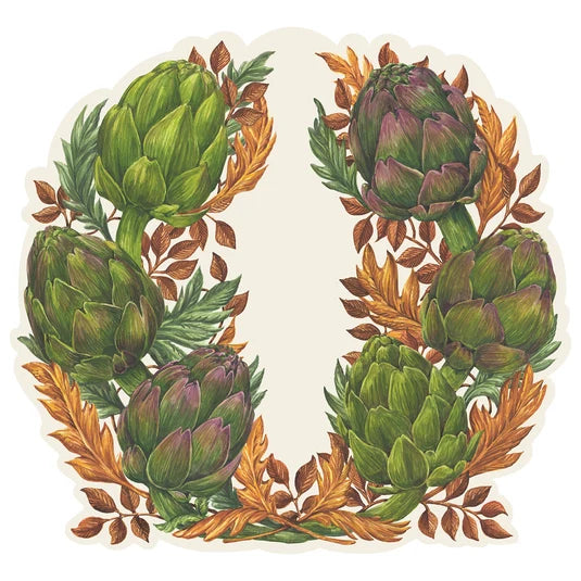 Die-cut Artichoke Wreath Placemat