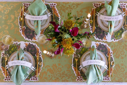 Die-cut Artichoke Wreath Placemat