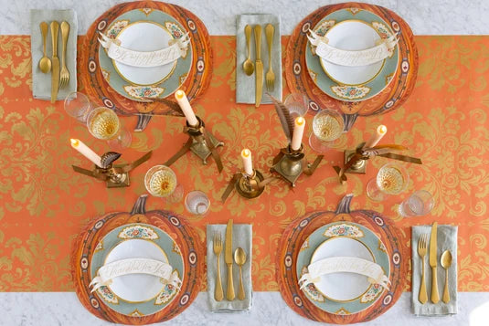Die-cut Antique Pumpkin Placemat