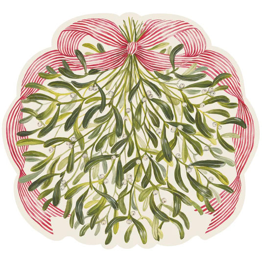 Die-cut Mistletoe Placemat