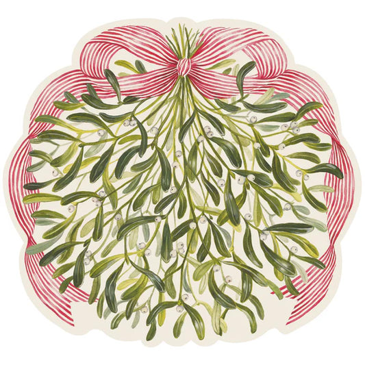 Die-cut Mistletoe Placemat