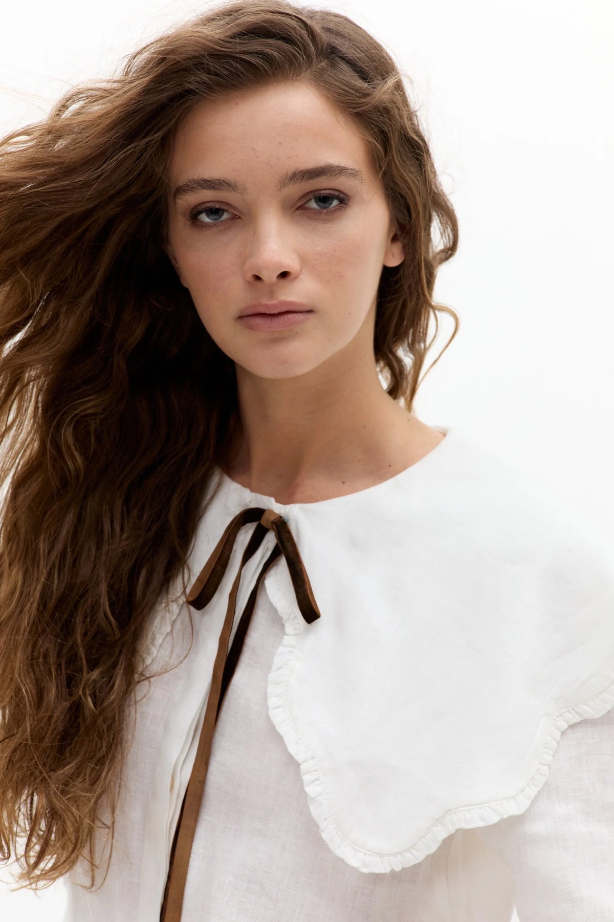 Aurelia Linen Shirt - Off-white  Regular price