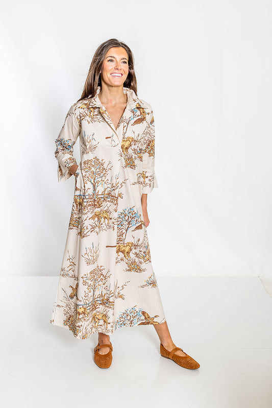 Maple Field & Feather Ruthie Shirt Dress Long