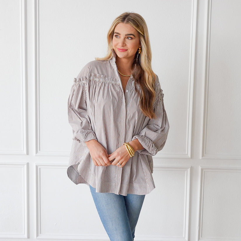 Miriam Top in Stripe (3 Colors)