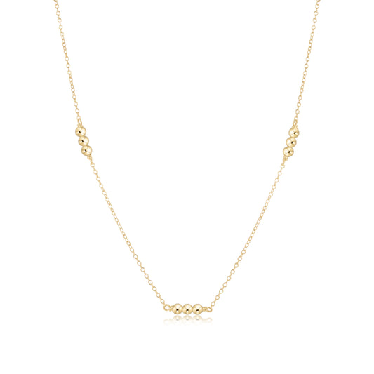 17" CHOKER JOY SIMPLICITY CHAIN GOLD - GOLD 3MM