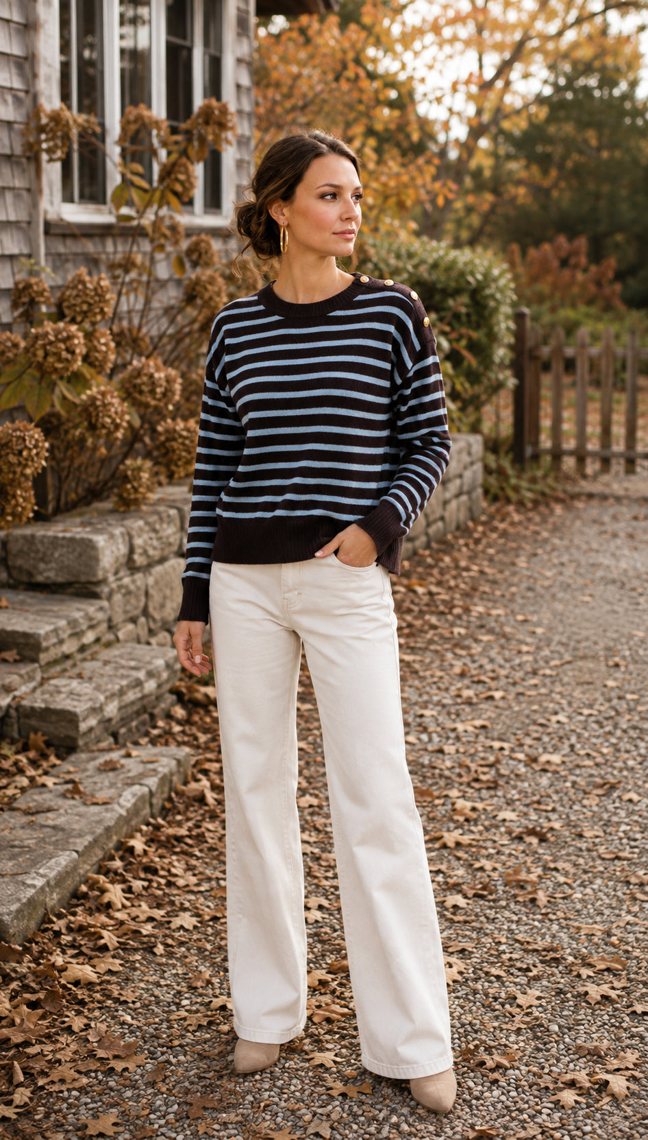 The Abigail Sweater | Cocoa and Sky