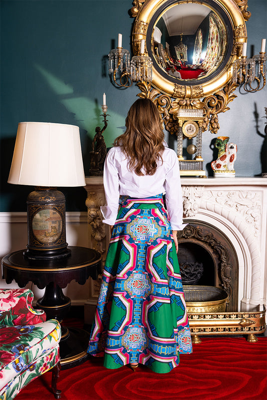 Portico Brady Wrap Maxi Skirt