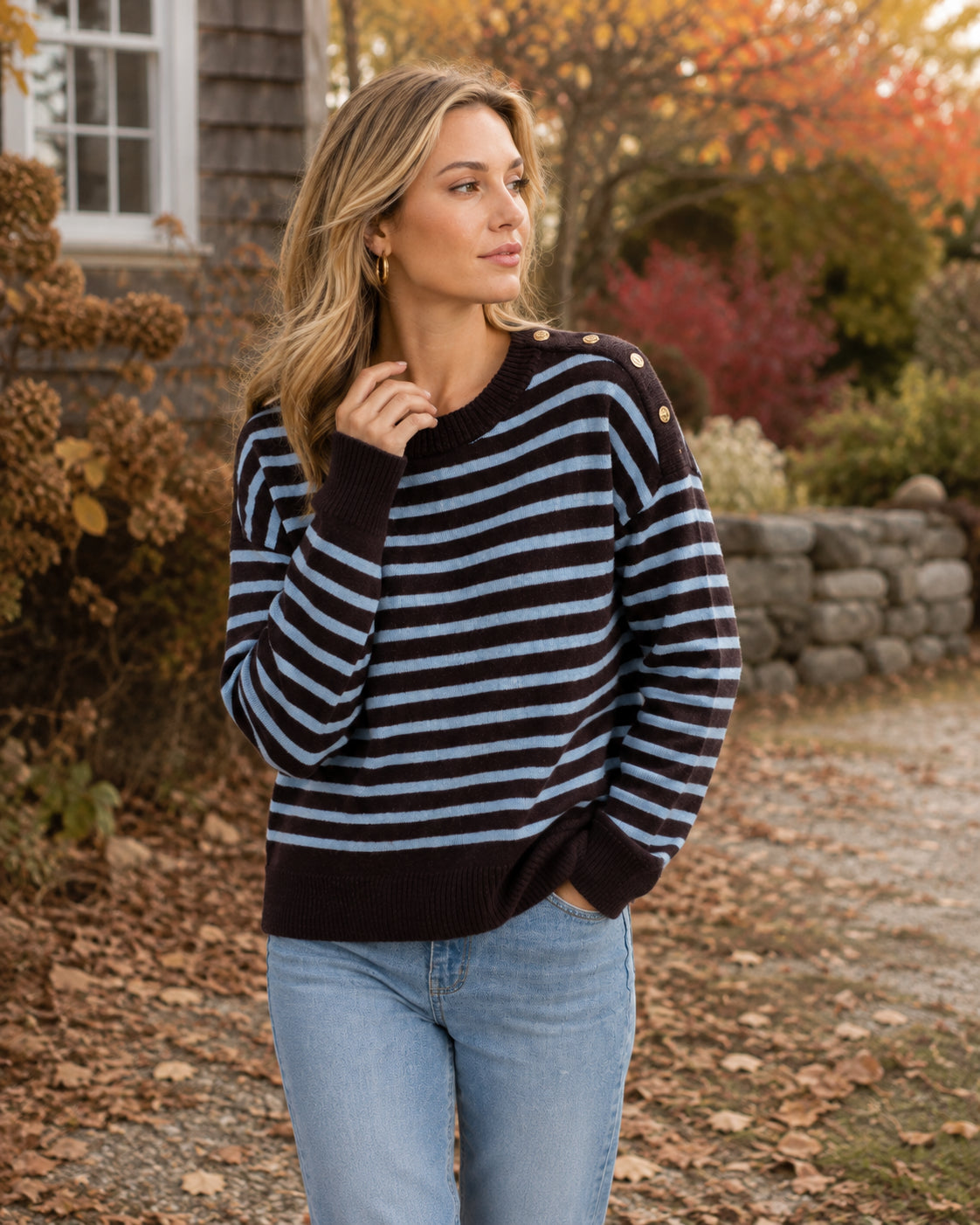 The Abigail Sweater | Cocoa and Sky