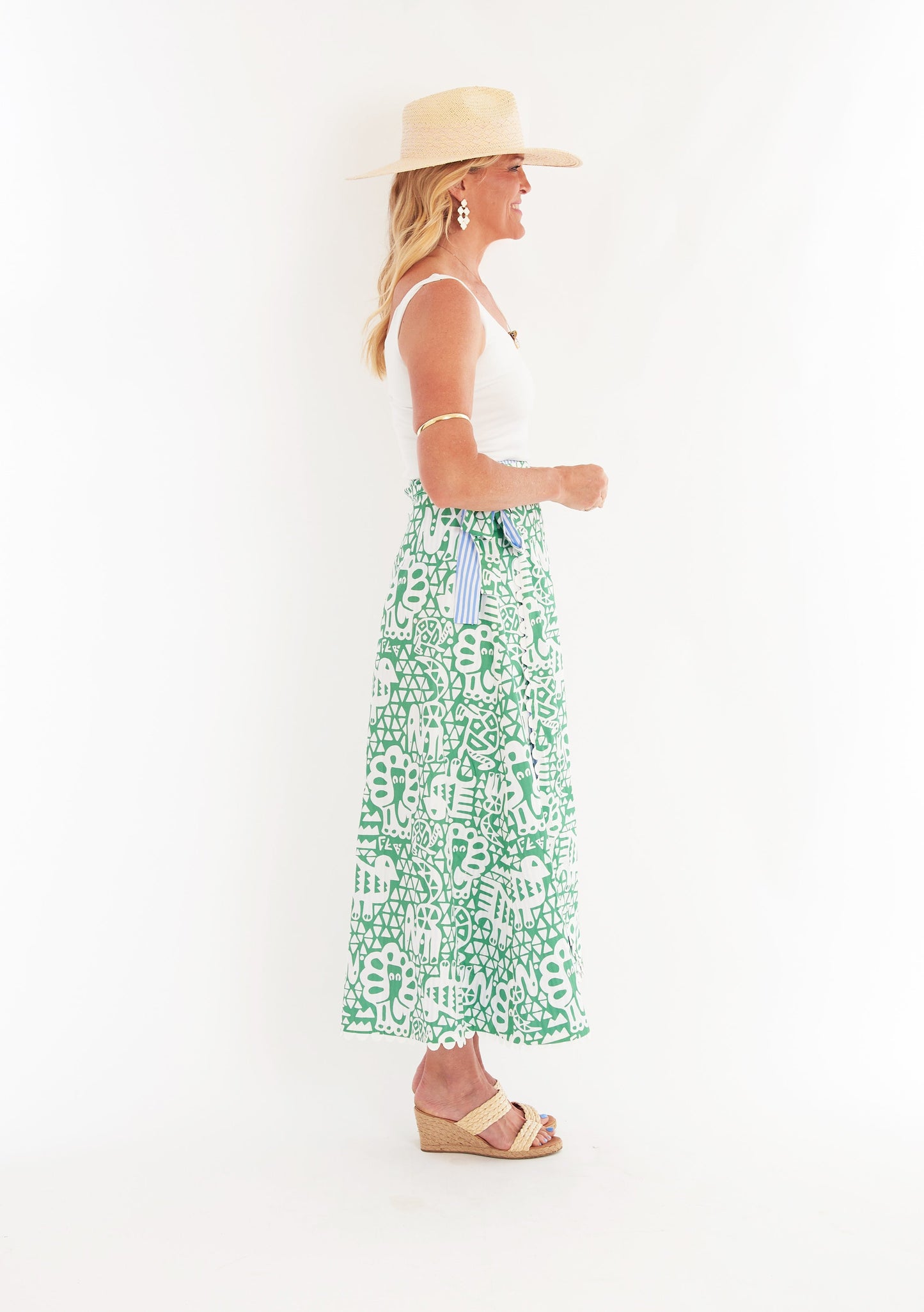 Terrenas Skirt - Menagerie Verde