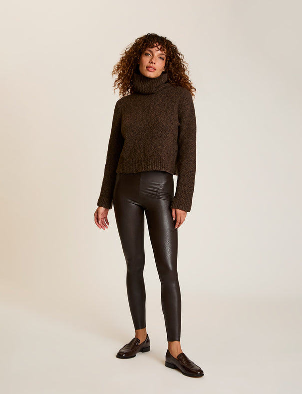 Faux Leather Legging