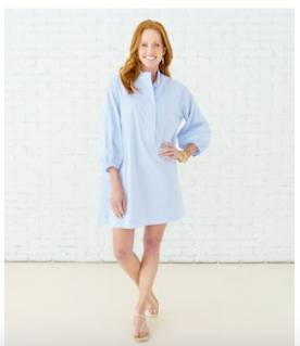 Oxford Stripe Tate Dress