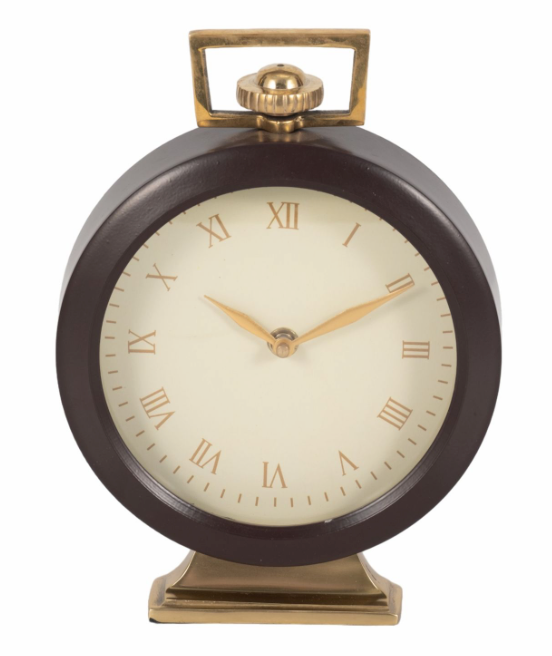 Jansen Gold Clock 9"