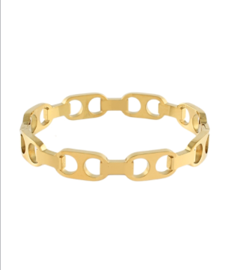 Gold Alternate Mariner Bar Bracelet