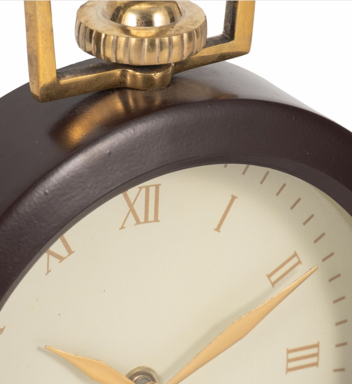 Jansen Gold Clock 9"