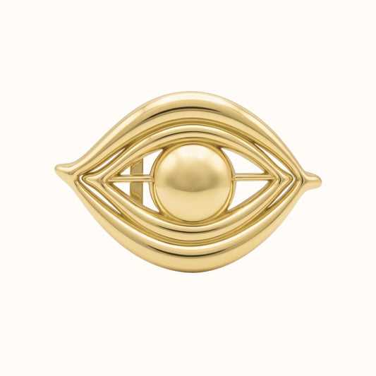 The Violet Buckle | Gold | 3cm