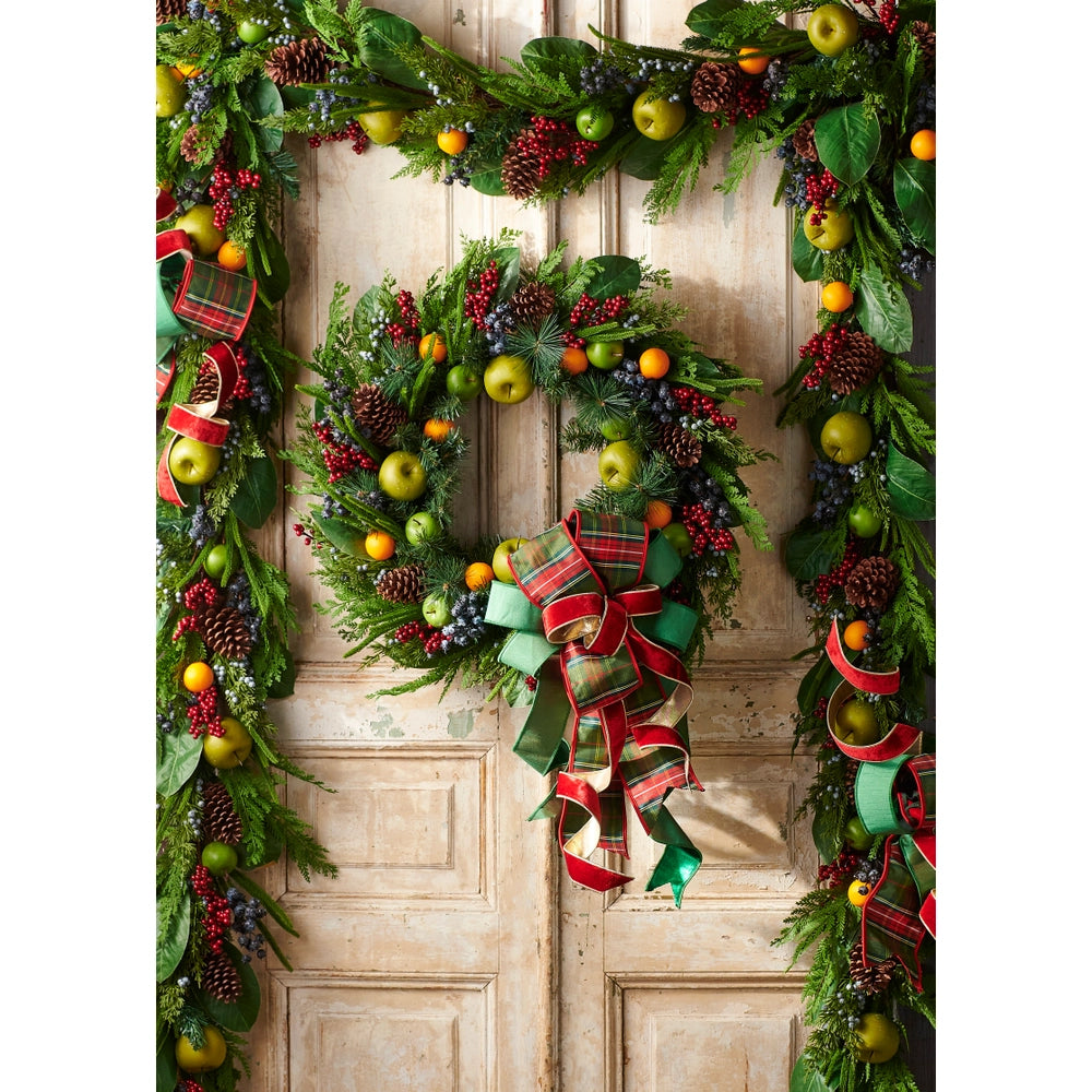 33” Mixed Fruit Wreath
