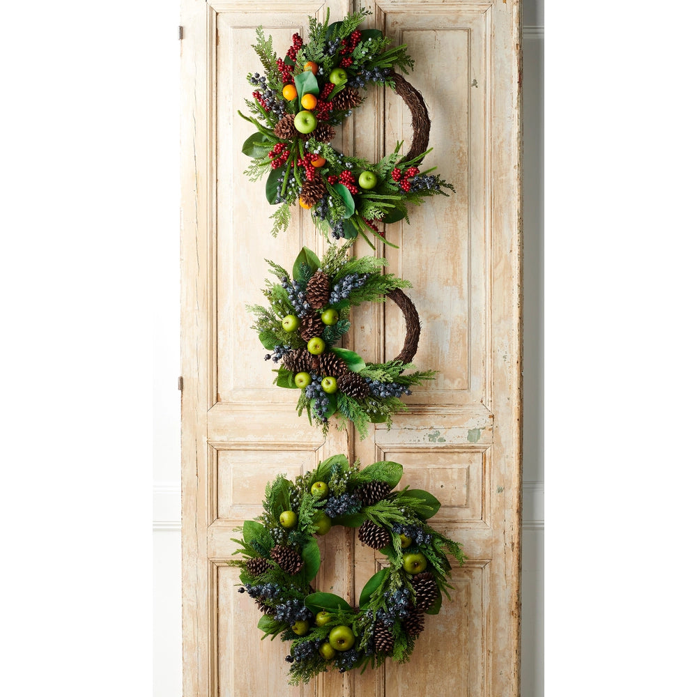 29” Asymmetrical Fruit Wreath