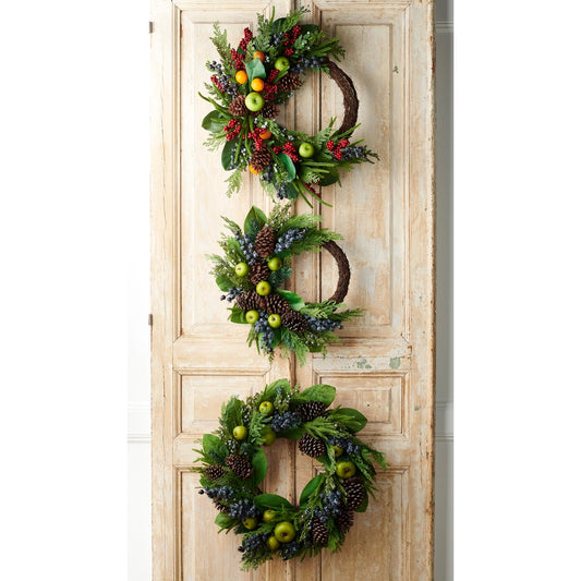 29” Asymmetrical Fruit Wreath