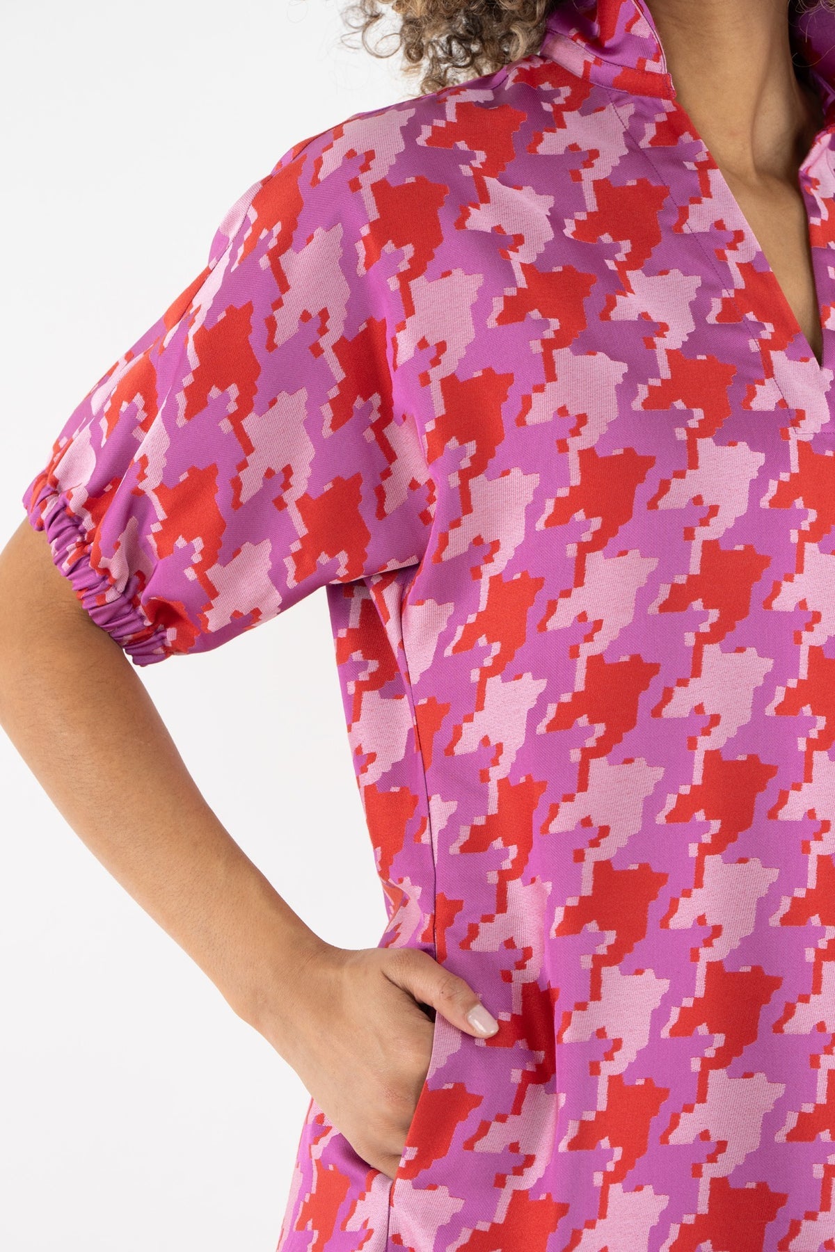 Poppy Maxi - Houndstooth