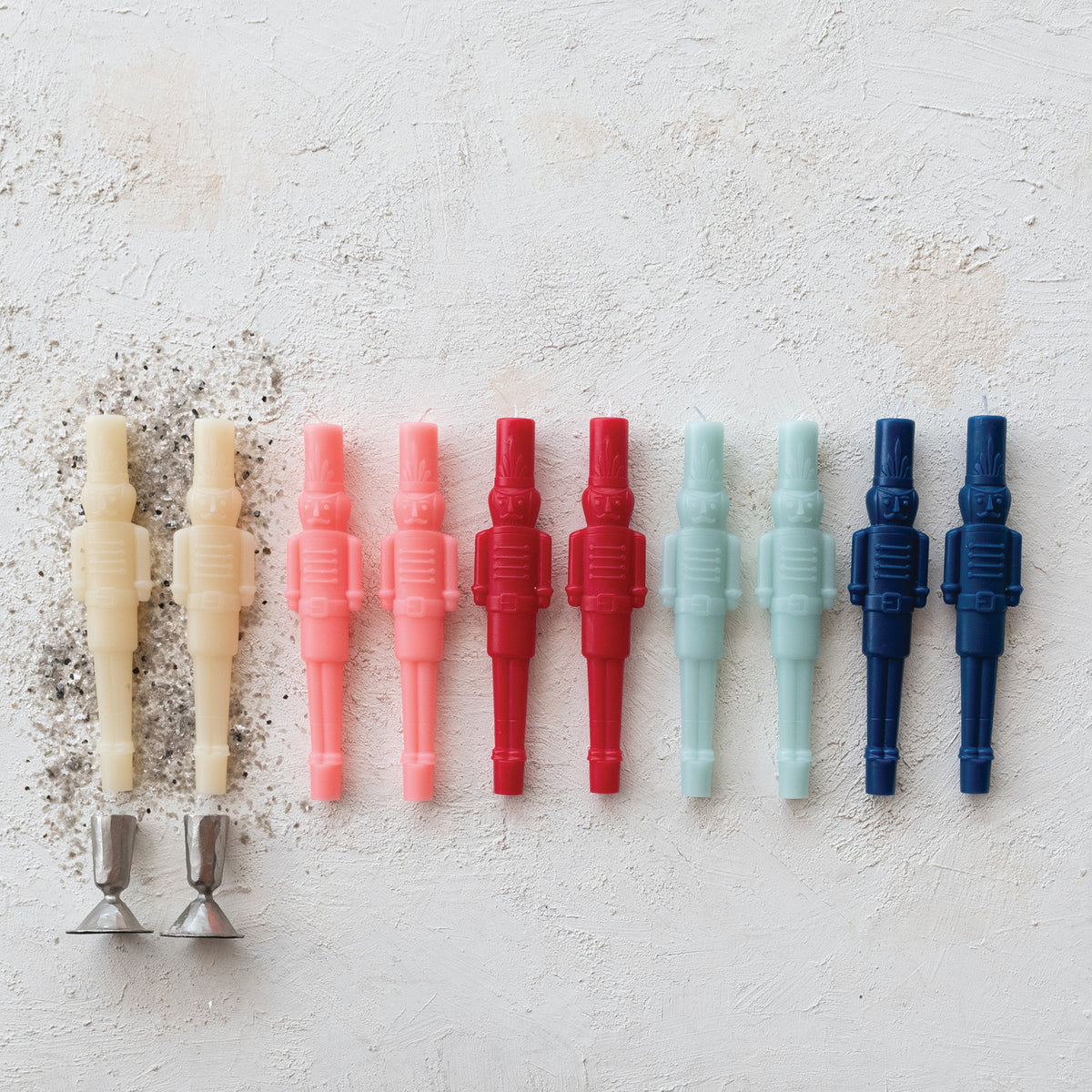 Nutcracker Taper Candles