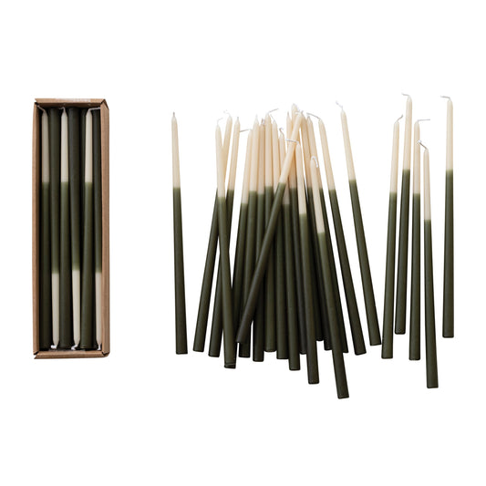 Two-Tone Taper Candles