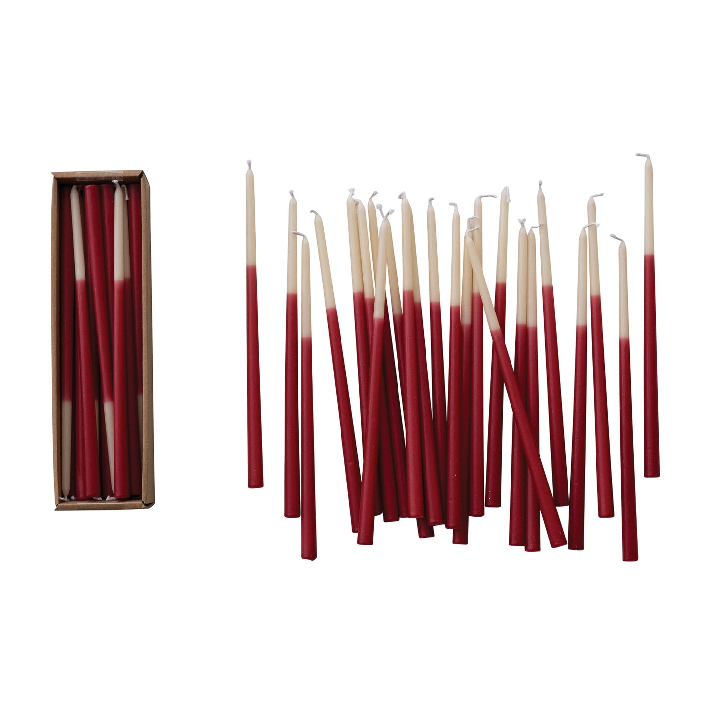 Two-Tone Taper Candles