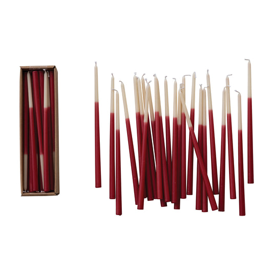 Two-Tone Taper Candles