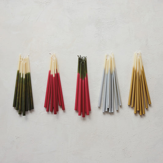 Two-Tone Taper Candles
