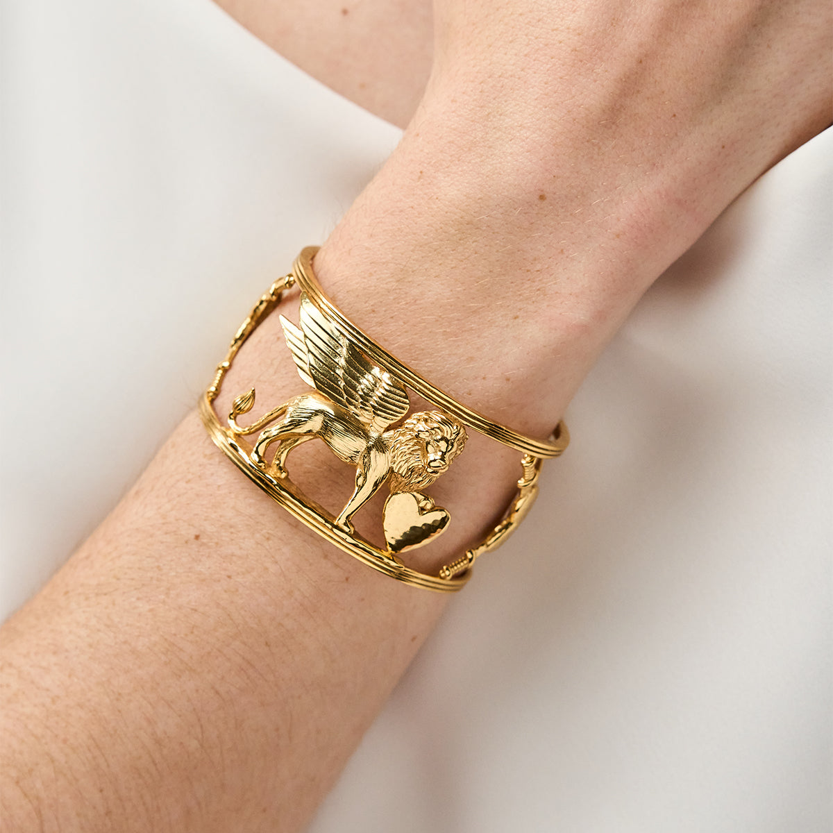 Gold Lionheart Cuff