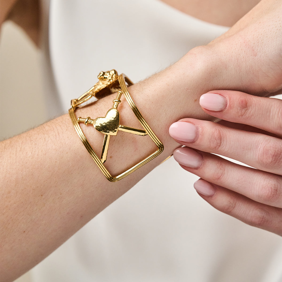 Gold Lionheart Cuff