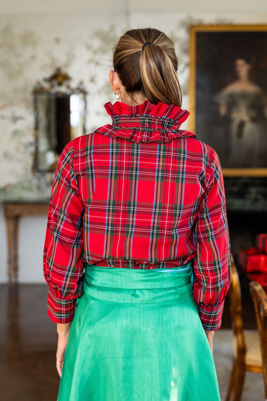 Red Tartan Harper Estate Top