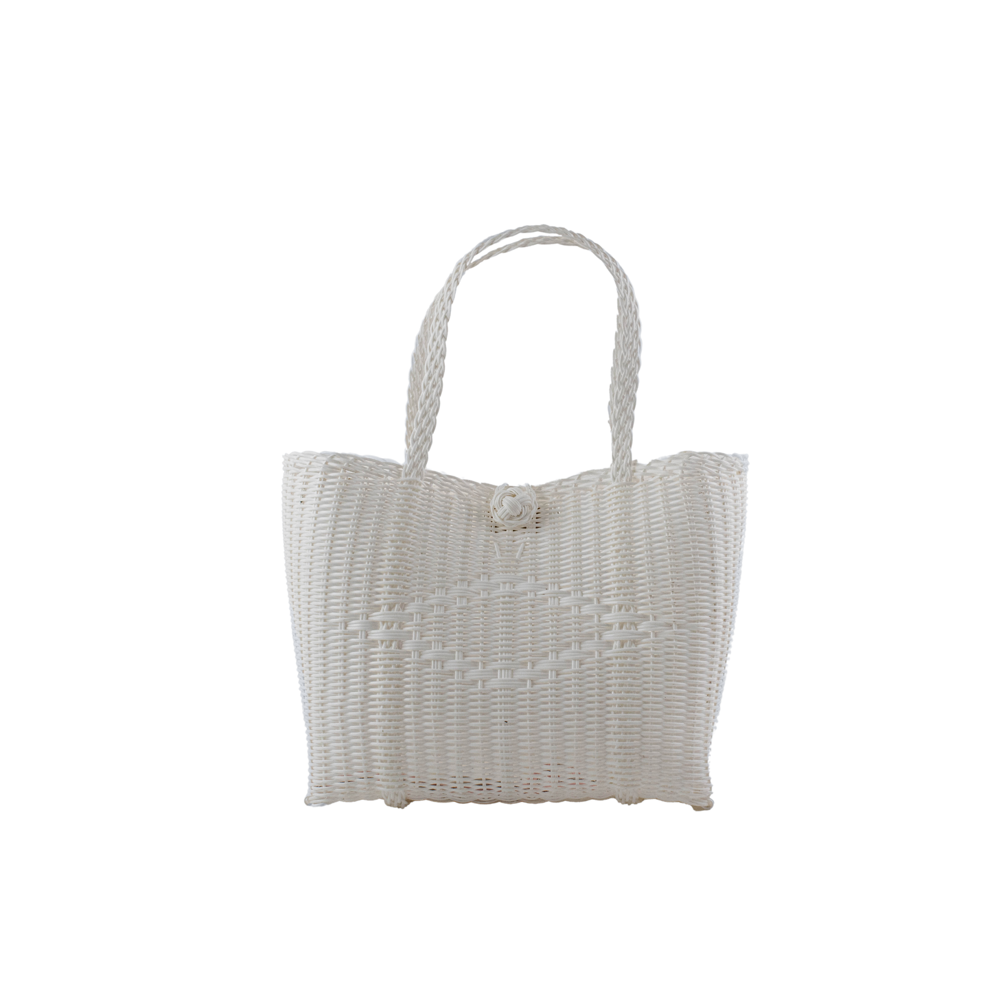 Small, Solid in White Tote