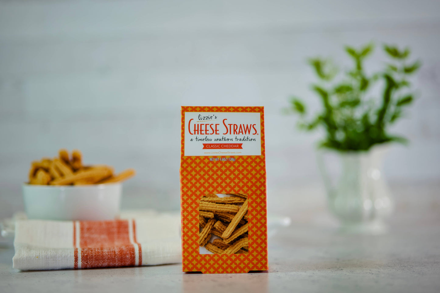 Lizzie's Cheese Straws - 4.6 oz Classic Cheddar Cheese Straws