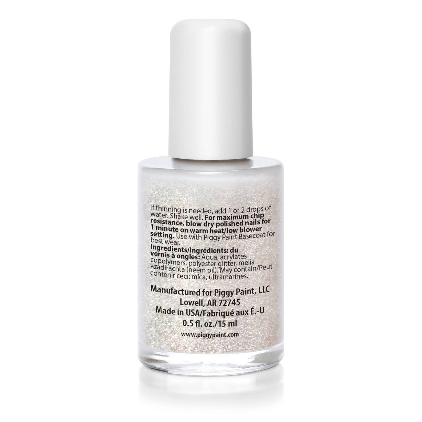 Piggy Paint - Glitter Topcoat Non-Toxic Kids Nail Polish