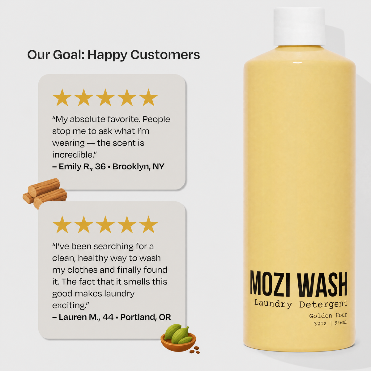Mozi Wash - Golden Hour Laundry Detergent