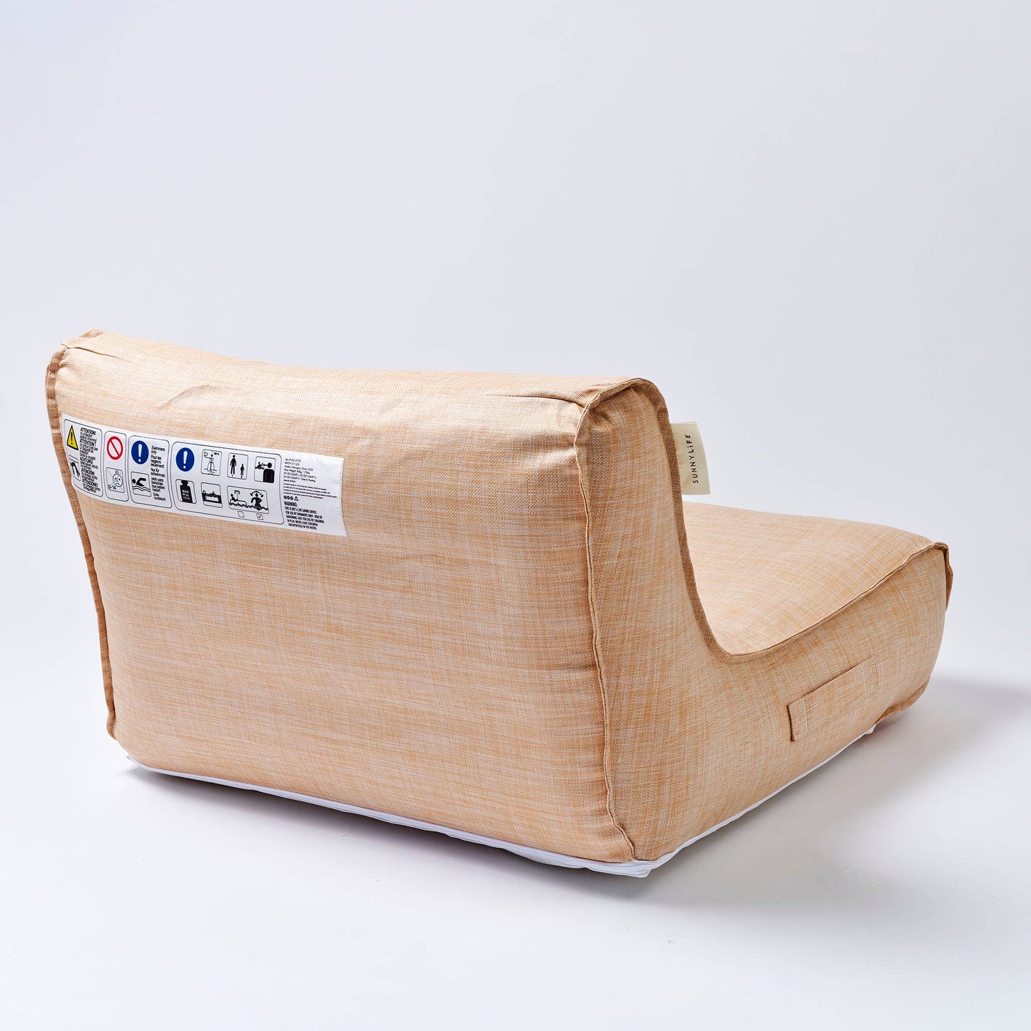 Luxe Floating Chair in Tierra Rattan