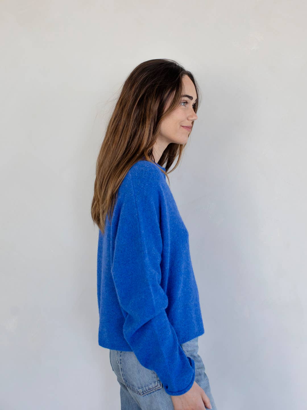 Things Between - Blue Piper Cardigan: Blue / Large