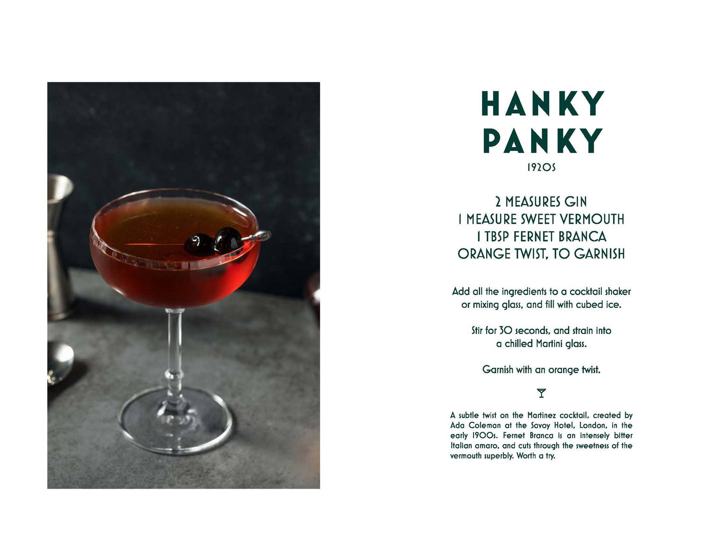 Speakeasy Cocktails: Hardcover Book