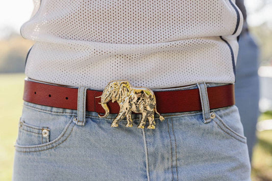 The Gabby Elephant Buckle | Gold | 3cm