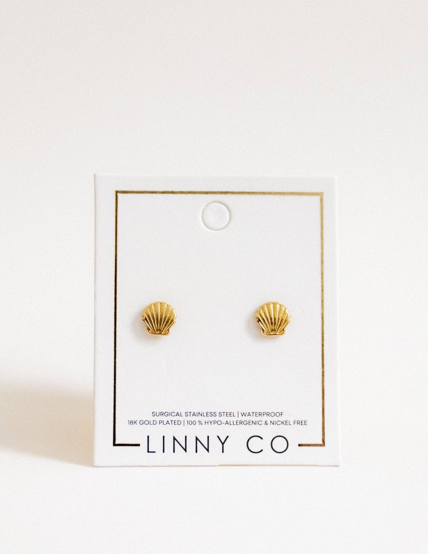 LINNY CO - Screwback Stud Earrings - Marina